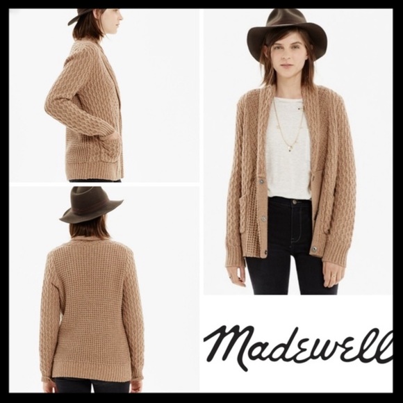 Madewell Sweaters - Madewell Shawl Collar Snap Cardigan
